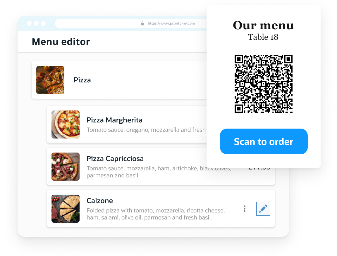 QR Code Menu Updates