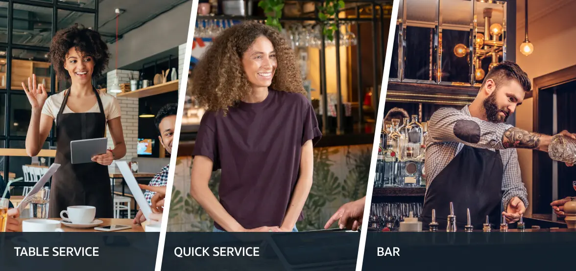 restaurant types, gloriafood pos
