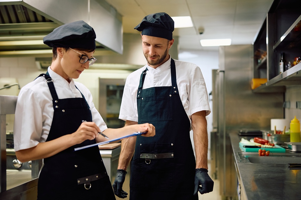 workflow in a restaurant