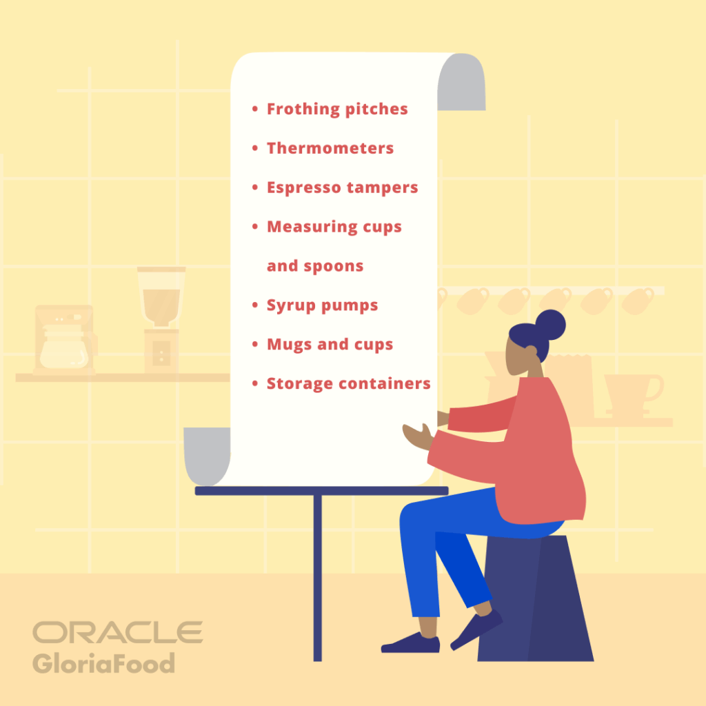 cafe opening checklist
