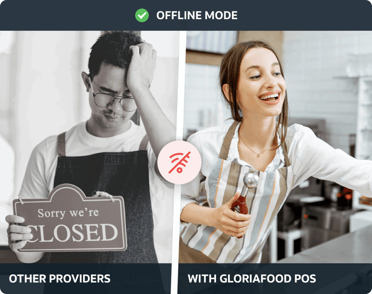 frozen yogurt pos offline mode