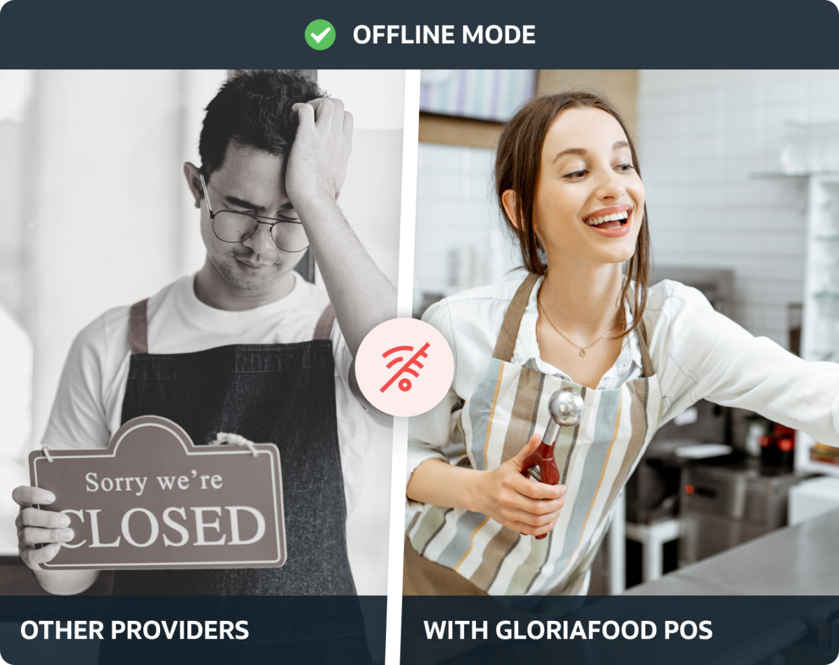 frozen yogurt pos offline mode
