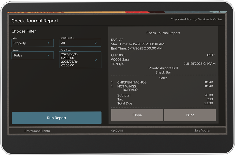 what is the best restaurant POS system analytics