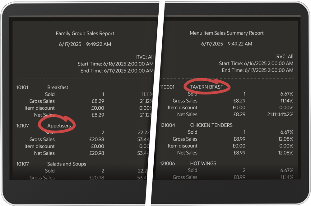 the best restaurant POS system reports