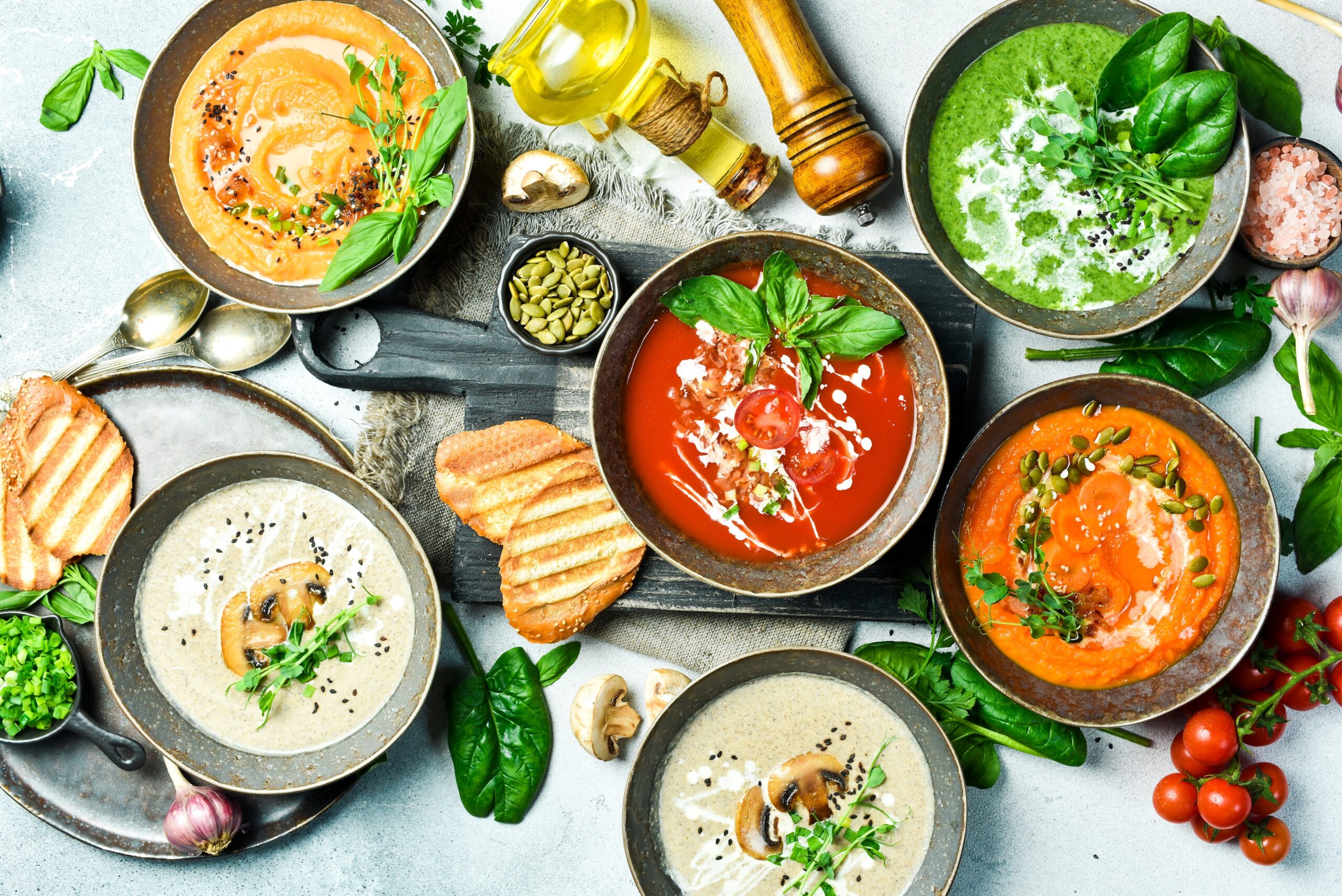 Soup business menu