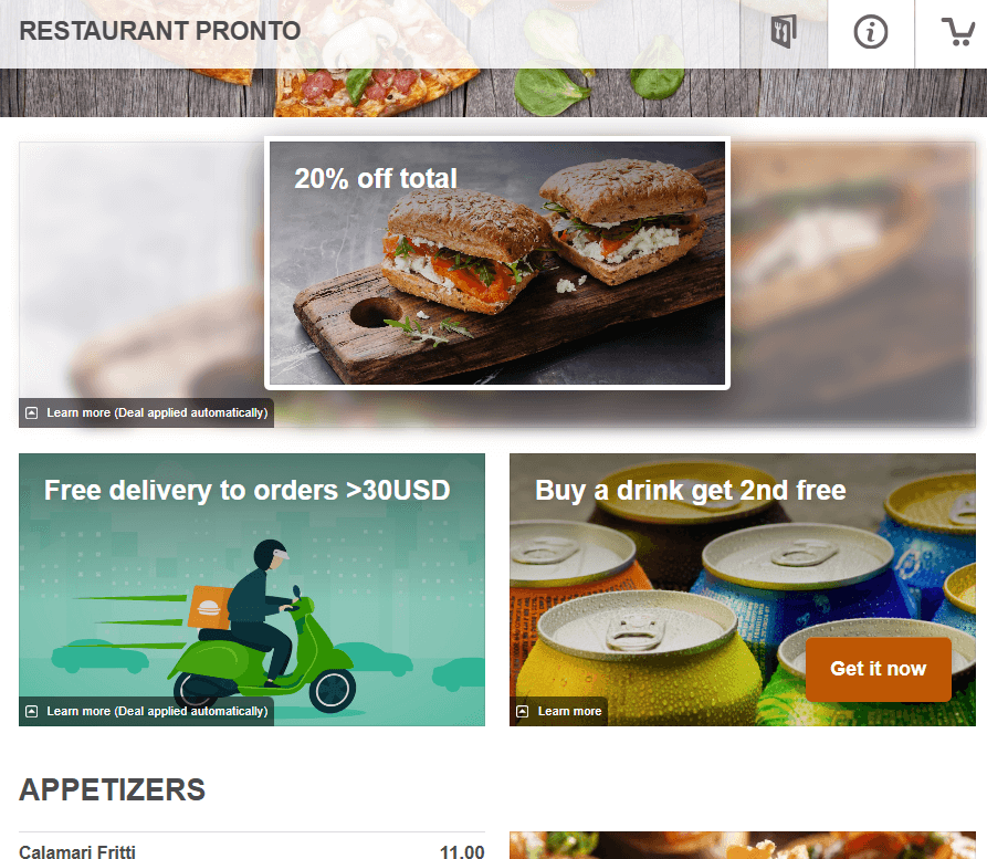 quick service restaurant promotions