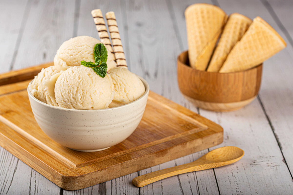 ice cream menu example