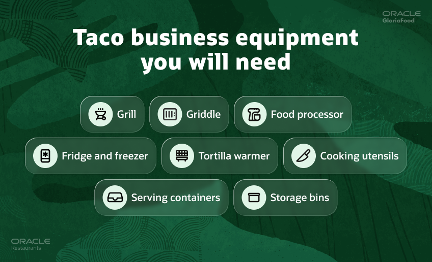 taco stand equipment