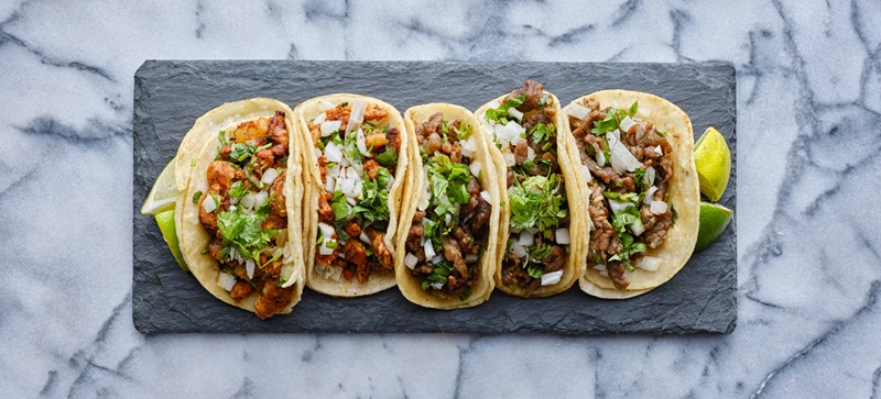 taco stand set up